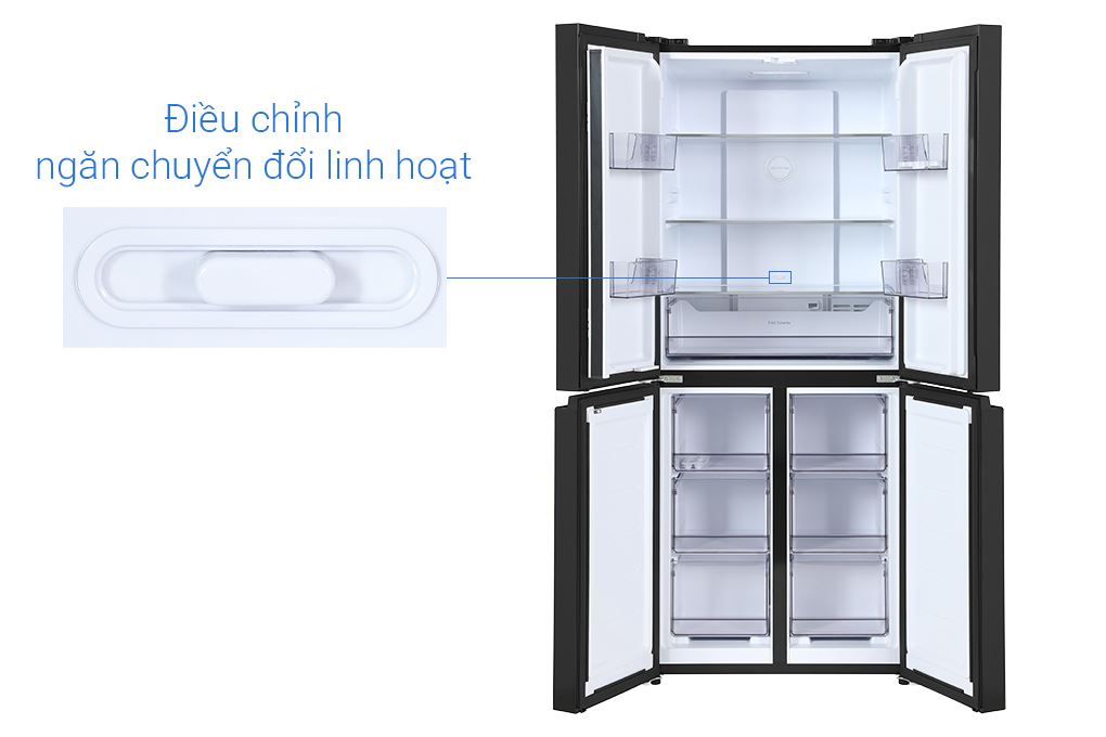 Tủ lạnh LG Inverter 400 lít Multi Door F40BG Màu Đen