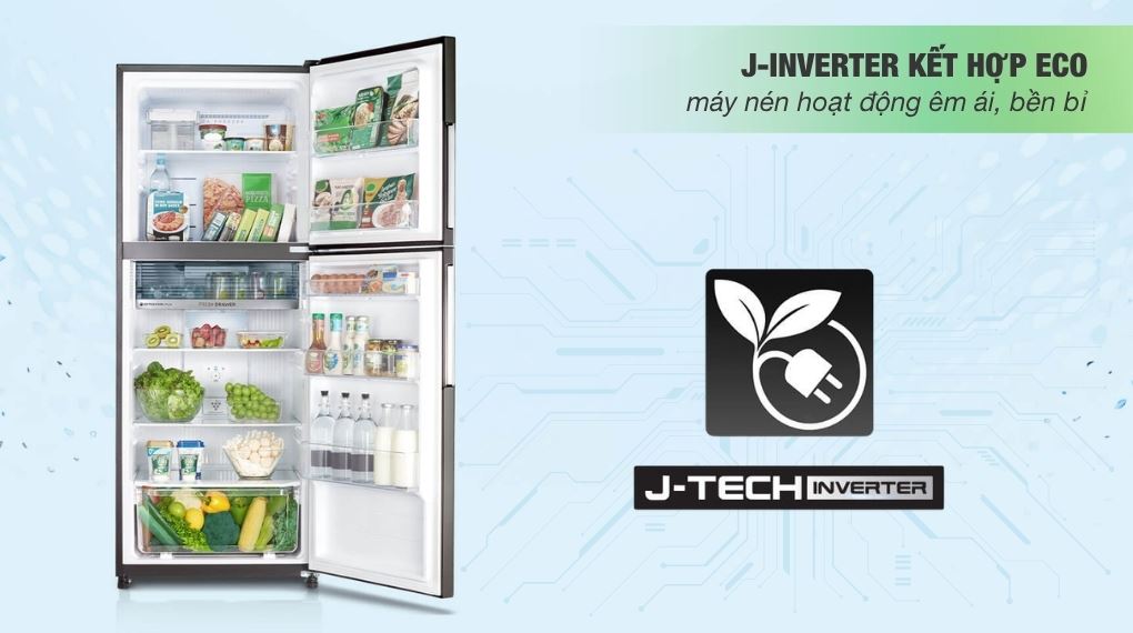 Tiết kiệm điện - Tủ lạnh Sharp Inverter 471 lít SJ-XP500AE-SL