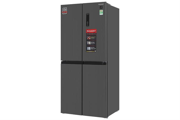 Tủ lạnh Sharp Inverter Multi Door 421 lít SJ-FXP510V-MG Màu Xám đậm