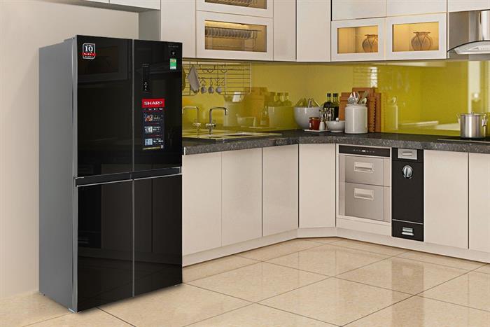 Tủ lạnh Sharp Inverter Multi Door 421 lít SJ-FXP510VG-BK Màu Đen