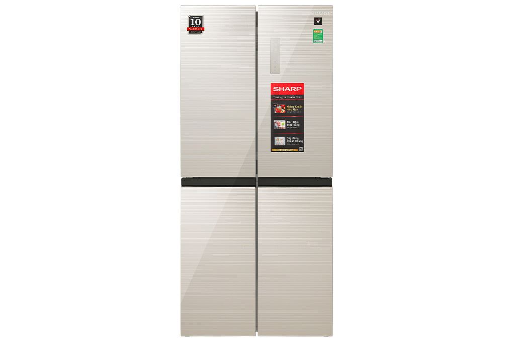 Tủ lạnh Sharp Inverter Multi Door 421 lít SJ-FXP510VG-CH Màu Vàng nhạt