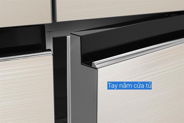 Tủ lạnh Sharp Inverter Multi Door 421 lít SJ-FXP510VG-CH Màu Vàng nhạt