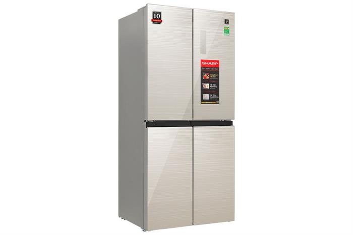 Tủ lạnh Sharp Inverter Multi Door 421 lít SJ-FXP510VG-CH Màu Vàng nhạt