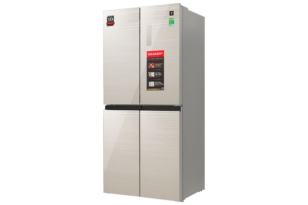 Tủ lạnh Sharp Inverter Multi Door 421 lít SJ-FXP510VG-CH Màu Vàng nhạt