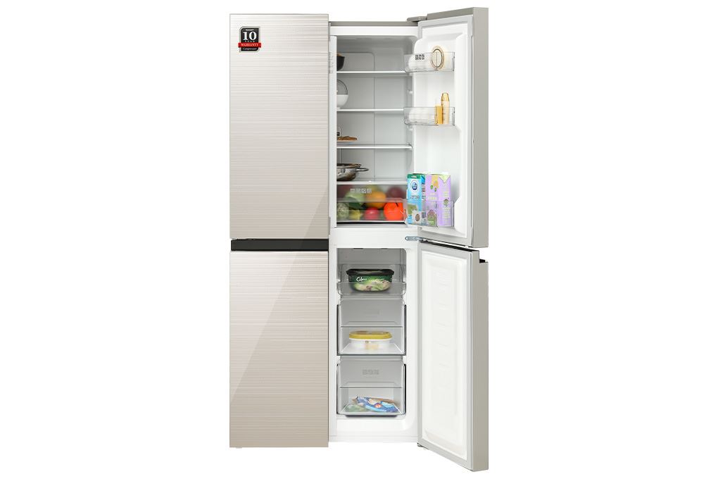 Tủ lạnh Sharp Inverter Multi Door 421 lít SJ-FXP510VG-CH Màu Vàng nhạt