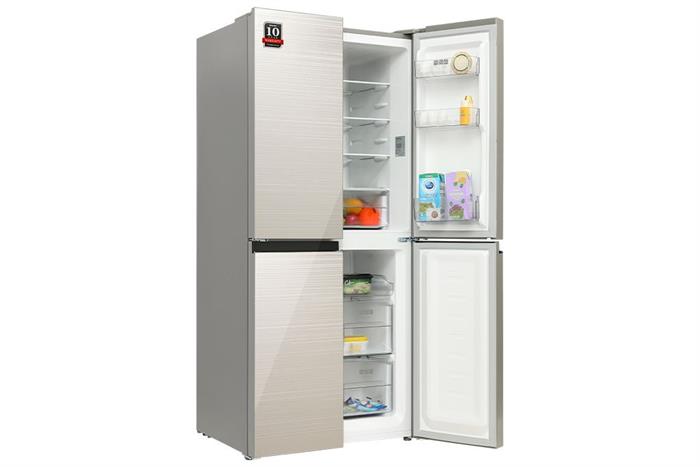 Tủ lạnh Sharp Inverter Multi Door 421 lít SJ-FXP510VG-CH Màu Vàng nhạt