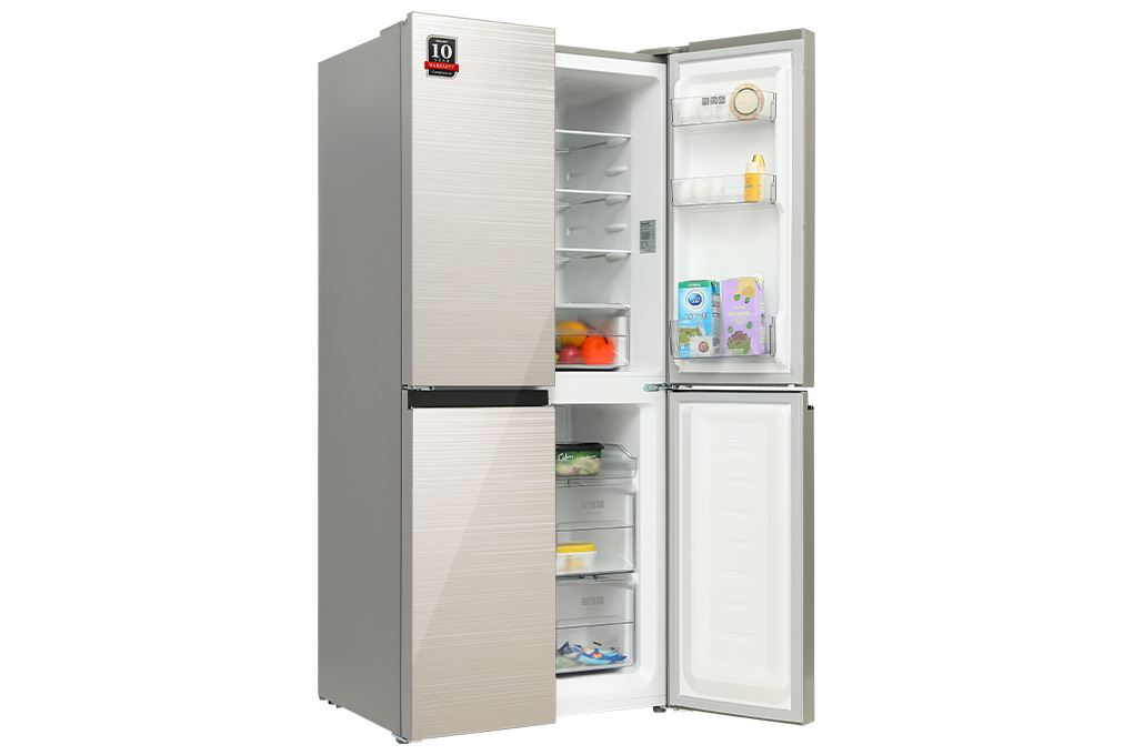 Tủ lạnh Sharp Inverter Multi Door 421 lít SJ-FXP510VG-CH Màu Vàng nhạt