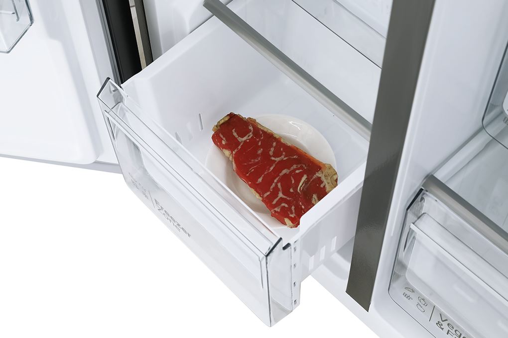 Tủ lạnh Hitachi Inverter 532 lít Side By Side HRSN9563DDXVN Màu Đen