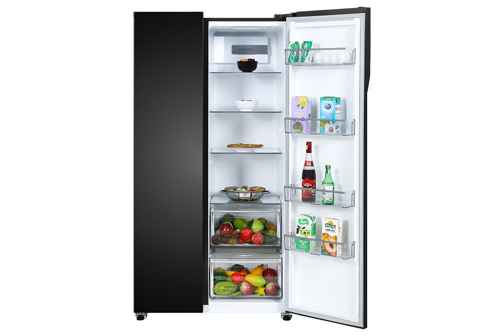 Tủ lạnh Hitachi Inverter 532 lít Side By Side HRSN9563DDXVN Màu Đen