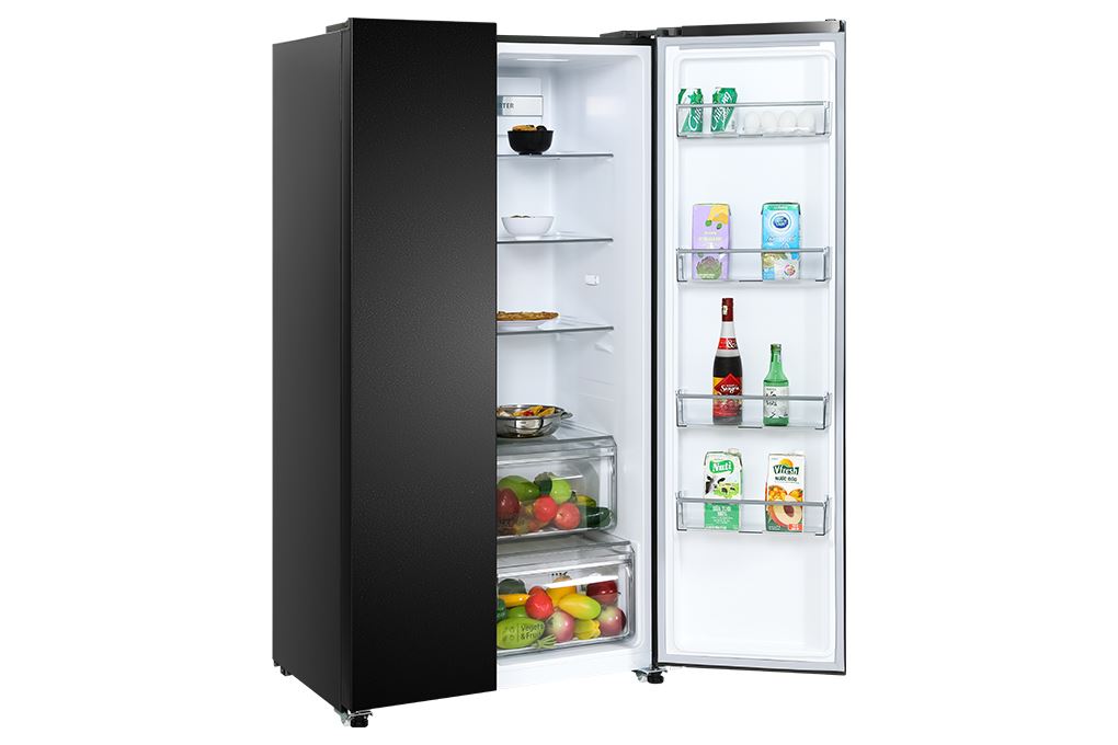 Tủ lạnh Hitachi Inverter 532 lít Side By Side HRSN9563DDXVN Màu Đen