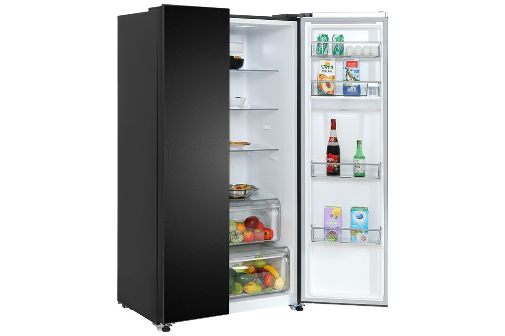 Tủ lạnh Hitachi Inverter 529 lít Side By Side HRSN9563DWDXVN Màu Đen