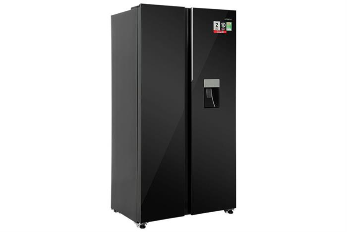 Tủ lạnh Hitachi Inverter 529 lít Side By Side HRSN9563DWGBVN Màu Đen
