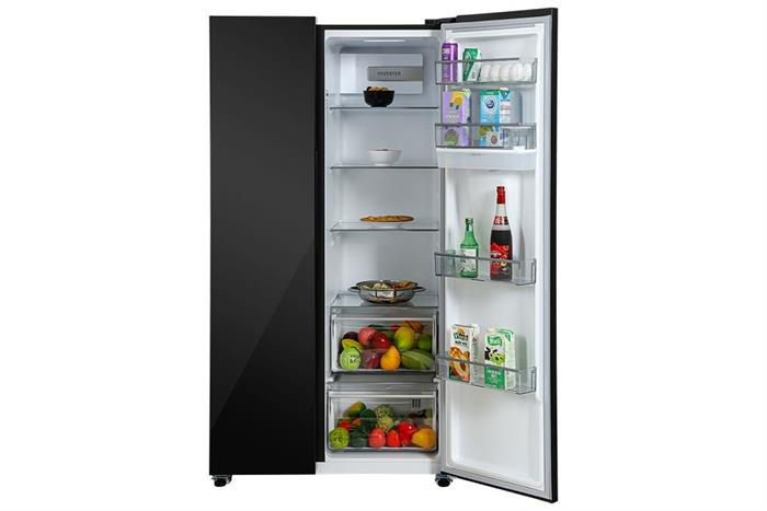 Tủ lạnh Hitachi Inverter 529 lít Side By Side HRSN9563DWGBVN Màu Đen