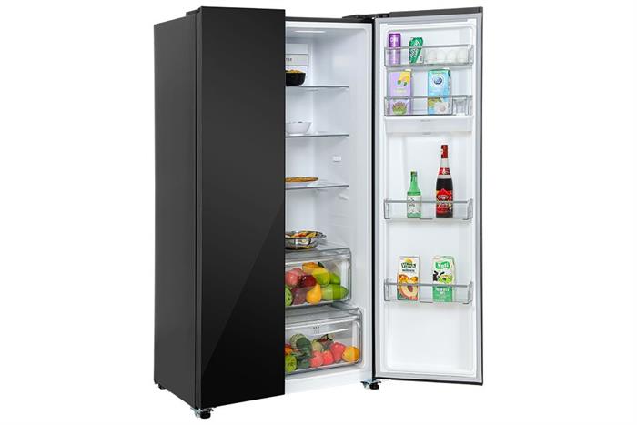 Tủ lạnh Hitachi Inverter 529 lít Side By Side HRSN9563DWGBVN Màu Đen
