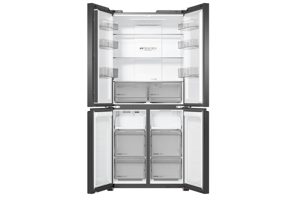 Tủ lạnh AQUA Inverter 502 lít Multi Door AQR-M570XA(FS) Màu Đen