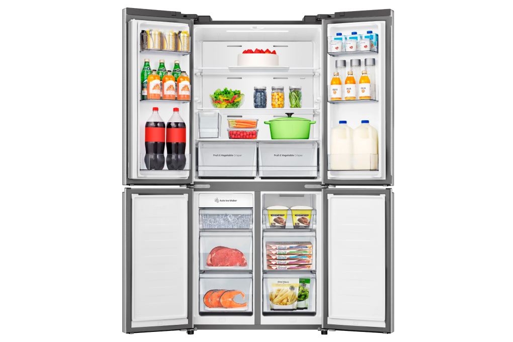 Tủ lạnh Hisense Inverter 488 lít Multi Door RQ630N4EBUI3 Màu Xám