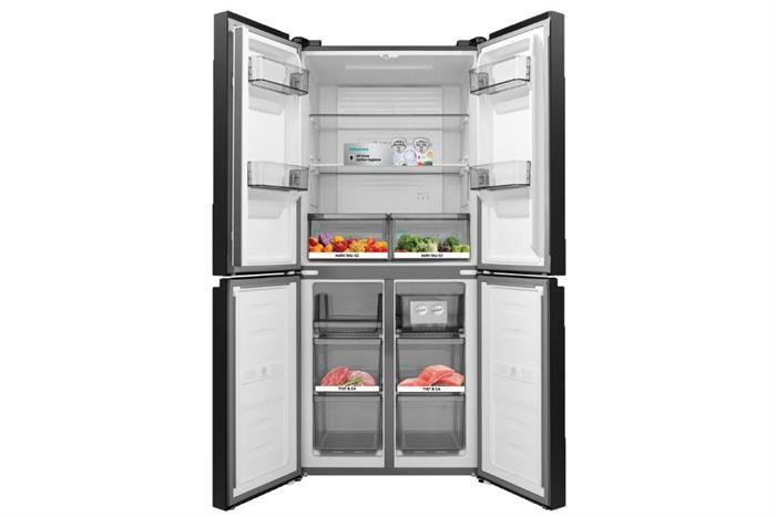 Tủ lạnh Hisense Inverter 427 lít Multi Door RQ559N4EBU Màu Đen