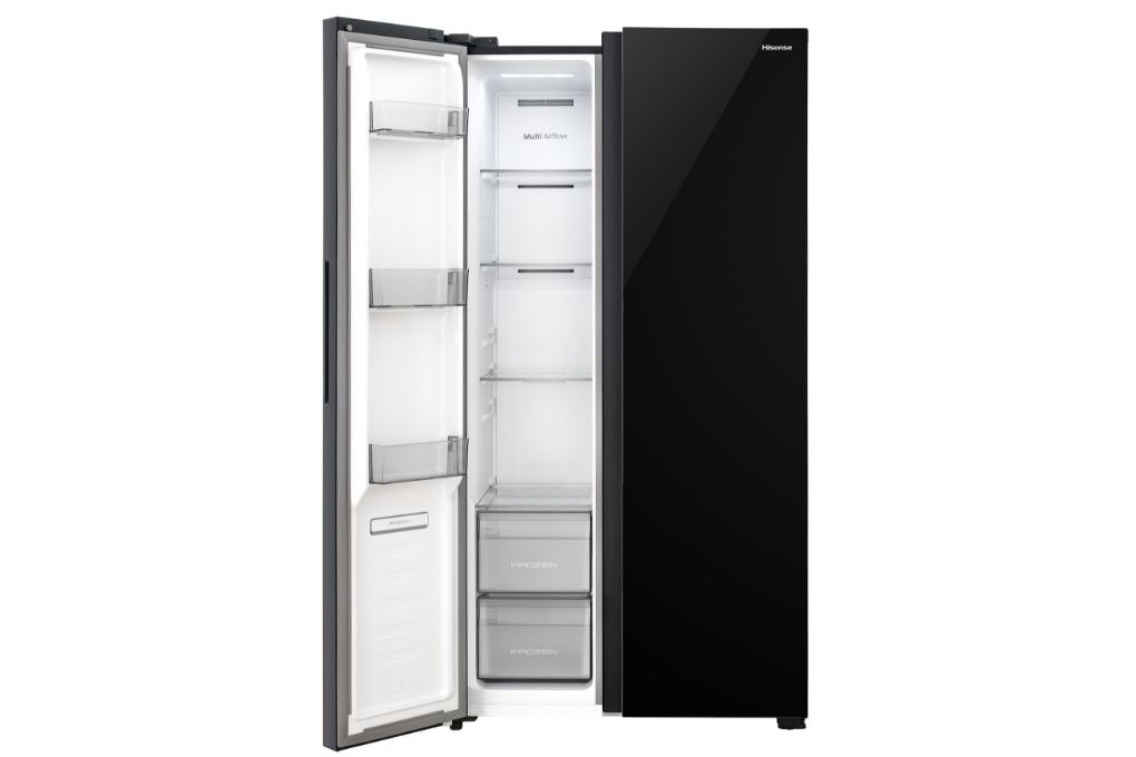 Tủ lạnh Hisense Inverter 544 lít Side By Side RS708N4EBU Màu Đen