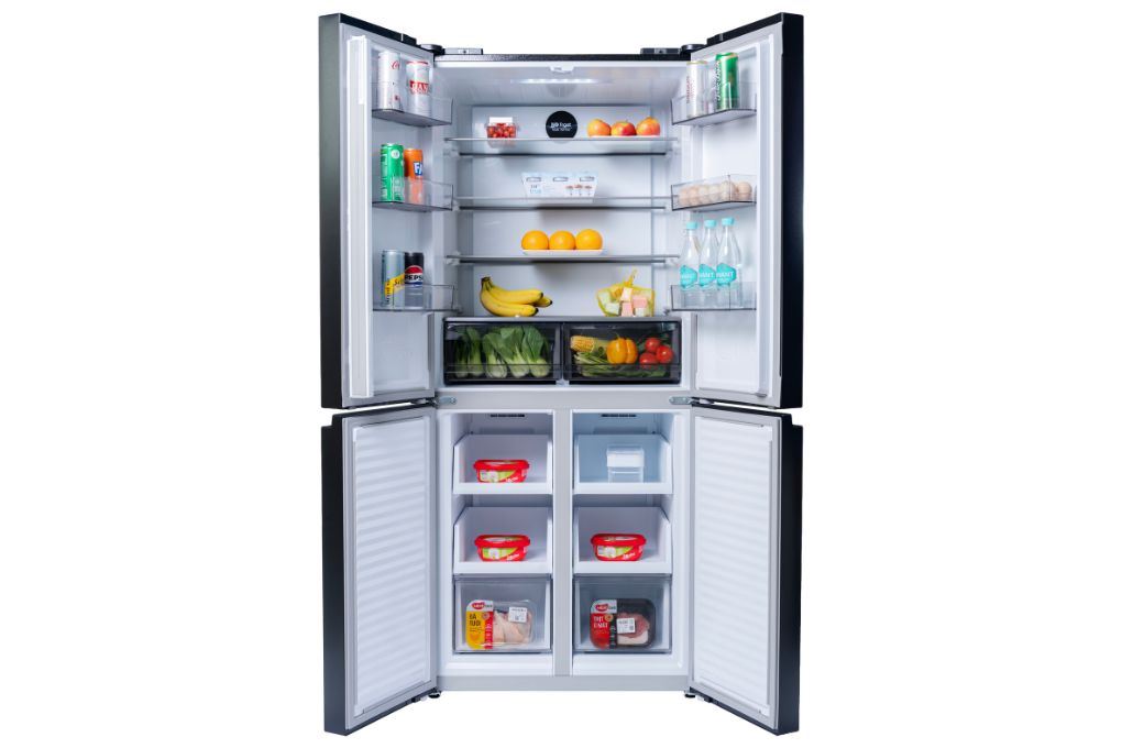 Tủ lạnh Funiki Inverter 415 lít Multi Door HR M8415SB Màu Đen