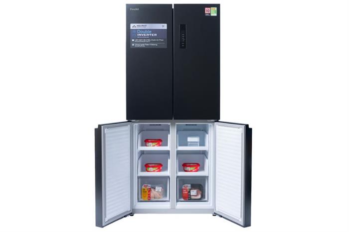 Tủ lạnh Funiki Inverter 415 lít Multi Door HR M8415SB Màu Đen