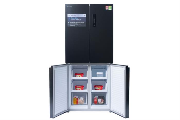 Tủ lạnh Funiki Inverter 503 lít Multi Door HR M8503TB Màu Đen