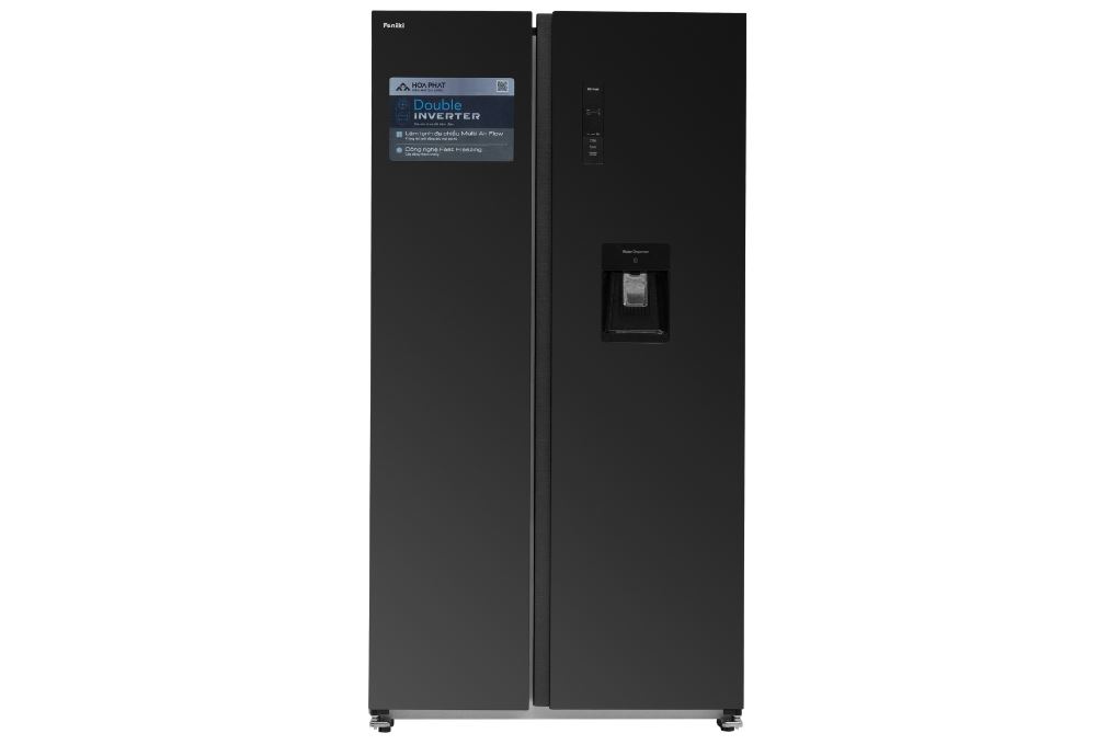 Tủ lạnh Funiki Inverter 535 lít Side By Side HR SS8535TDG Màu Đen