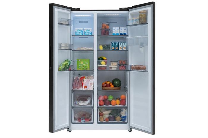 Tủ lạnh Funiki Inverter 535 lít Side By Side HR SS8535TDG Màu Đen