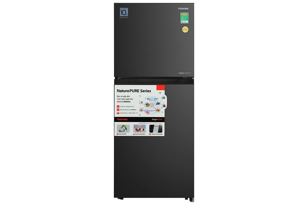 Tủ lạnh Toshiba Inverter 207 lít GR-RT268WE-PMV(68) Màu Đen