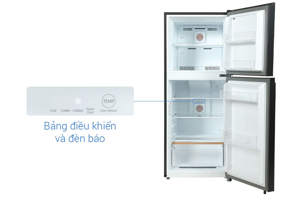 Tủ lạnh Toshiba Inverter 207 lít GR-RT268WE-PMV(68) Màu Đen