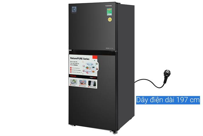 Tủ lạnh Toshiba Inverter 207 lít GR-RT268WE-PMV(68) Màu Đen