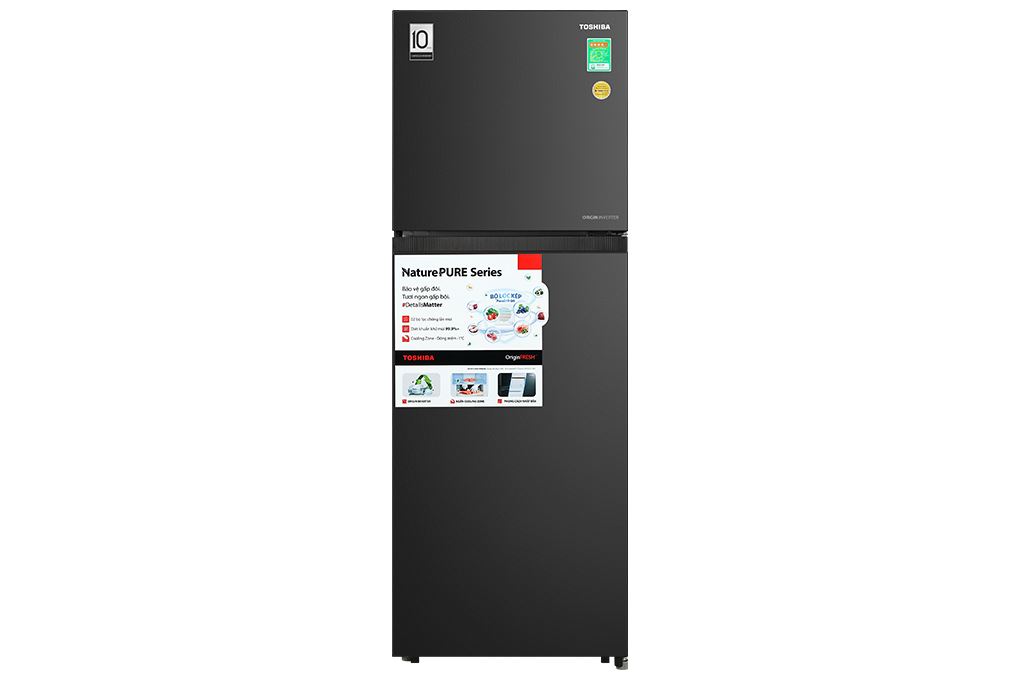 Tủ lạnh Toshiba Inverter 240 lít GR-RT310WE-PMV(68) Màu Đen