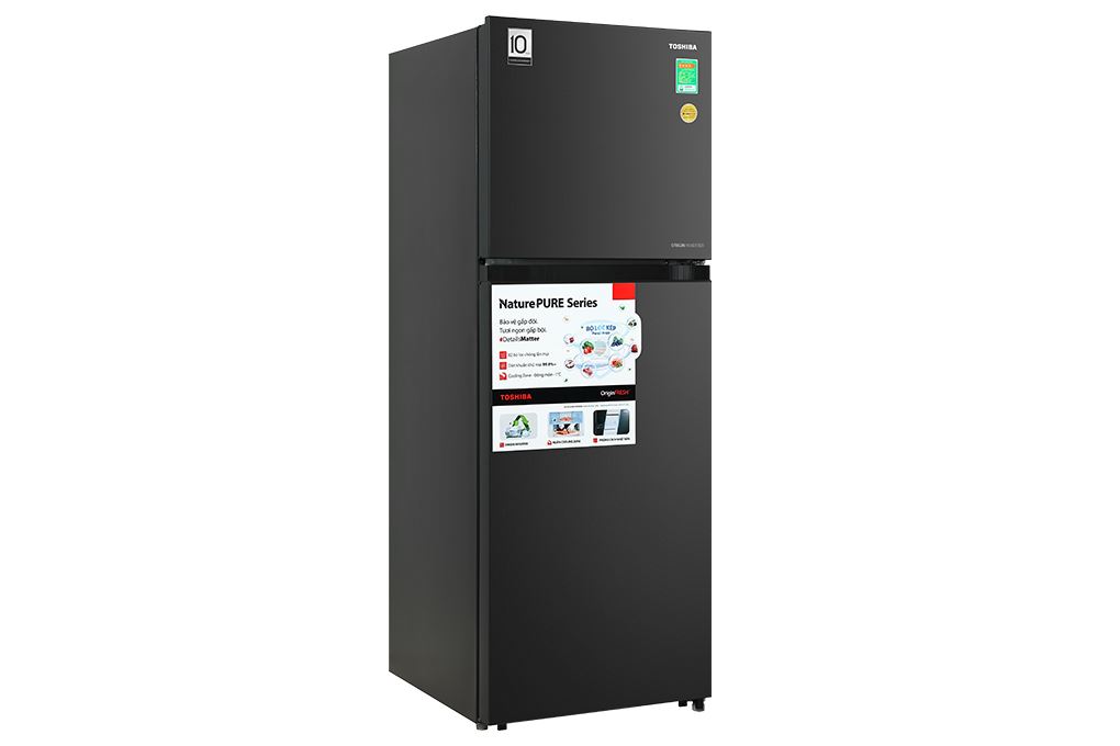 Tủ lạnh Toshiba Inverter 240 lít GR-RT310WE-PMV(68) Màu Đen