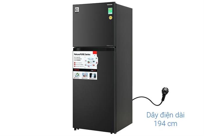 Tủ lạnh Toshiba Inverter 240 lít GR-RT310WE-PMV(68) Màu Đen