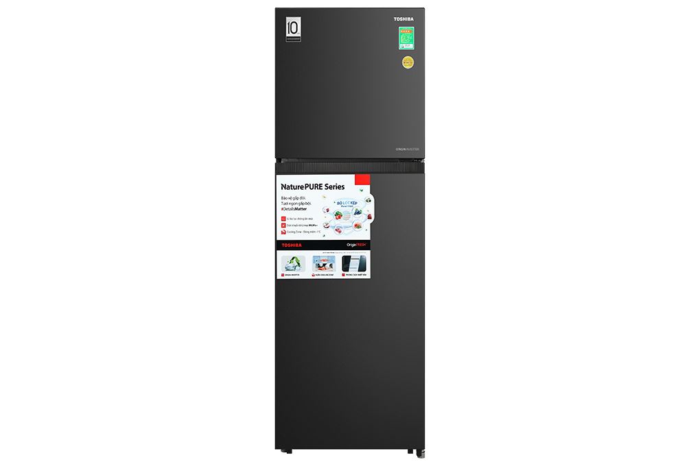 Tủ lạnh Toshiba Inverter 271 lít GR-RT349WE-PMV(68) Màu Đen