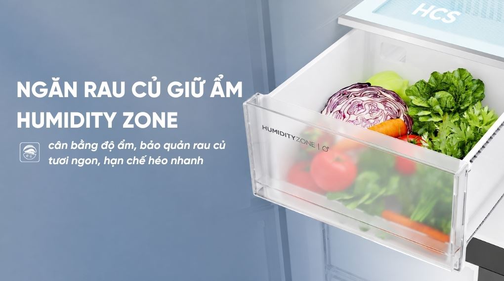Ngăn rau củ - Tủ lạnh Aqua Inverter 522 lít Multi Door AQR-MA600XA(KGL)U1 Ngăn rau củ - Tủ lạnh Aqua Inverter 522 lít Multi Door AQR-MA600XA(KGL)U1