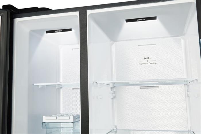Tủ lạnh Hitachi Inverter 656 lít Side By Side HRSN9713ESMGWVN Màu Trắng