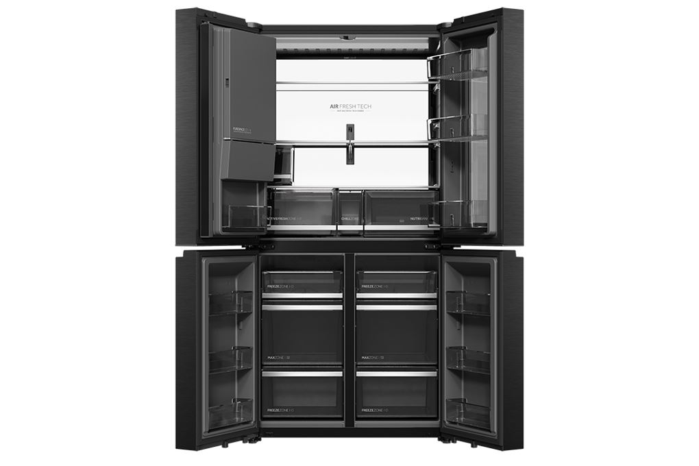 Tủ lạnh Haier Inverter 638 lít Multi Door HM800ASWMBVNU1 Màu Đen