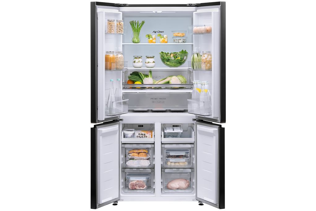 Tủ lạnh Panasonic Inverter 487 lít Multi Door NR-XZ550CWKV Màu Đen