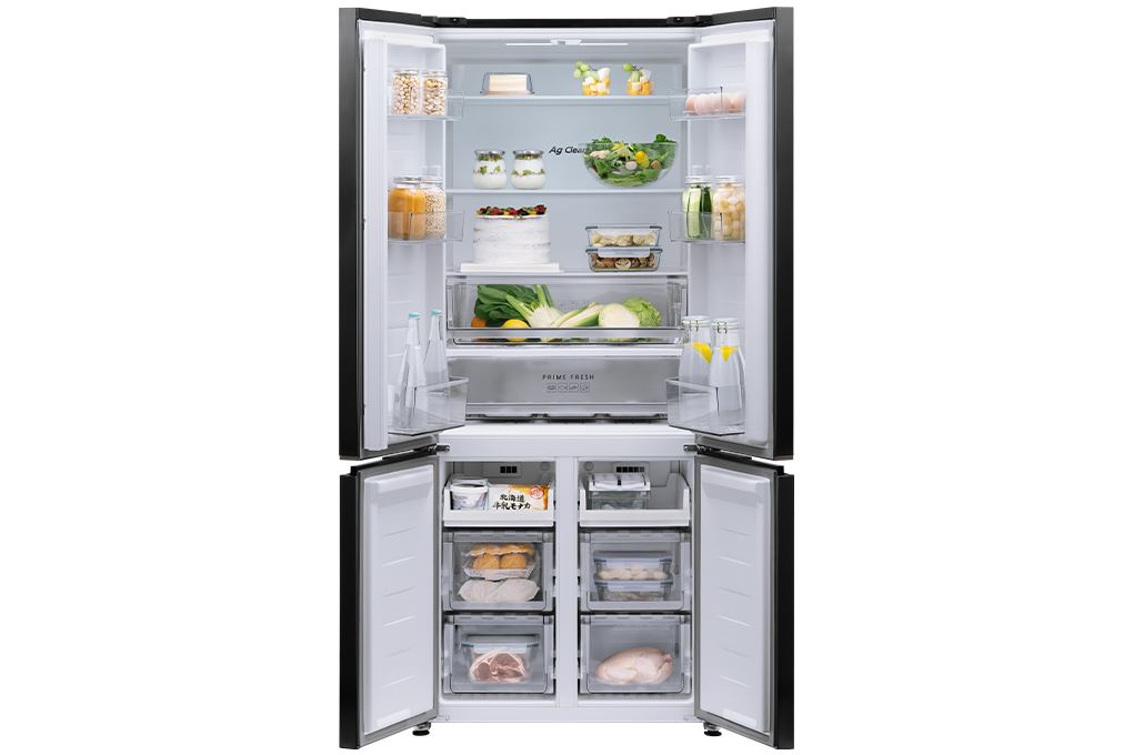 Tủ lạnh Panasonic Inverter 525 lít Multi Door NR-XZ590CWKV Màu Đen