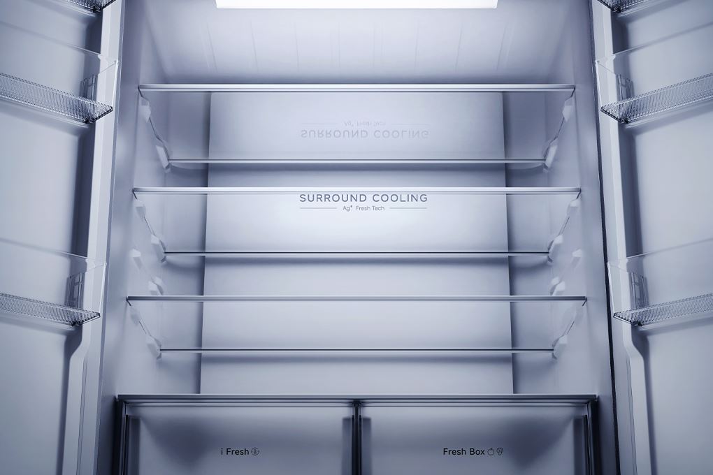 Tủ Lạnh Xiaomi Inverter 510 lít Multi Door Mijia Cross Door VN MRC51HMPAVN Màu Xám