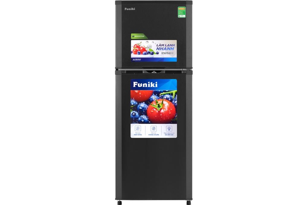 Tủ lạnh Funiki Inverter 209 lít HR T8209TDG Màu Đen