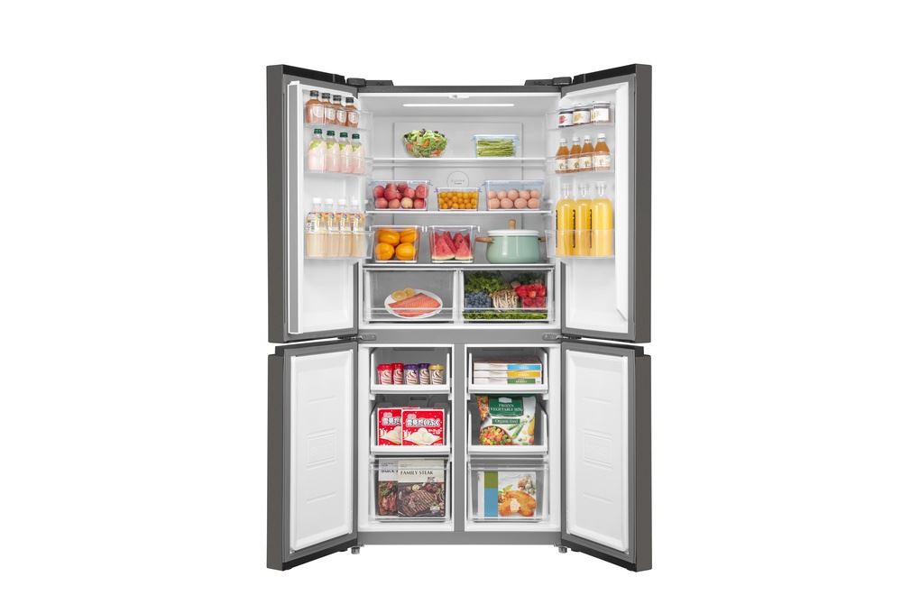 Tủ lạnh Toshiba Inverter 474 lít Multi Door GR-RF608WI-PMV(50) Màu Xám/Nâu nhạt/Xám than