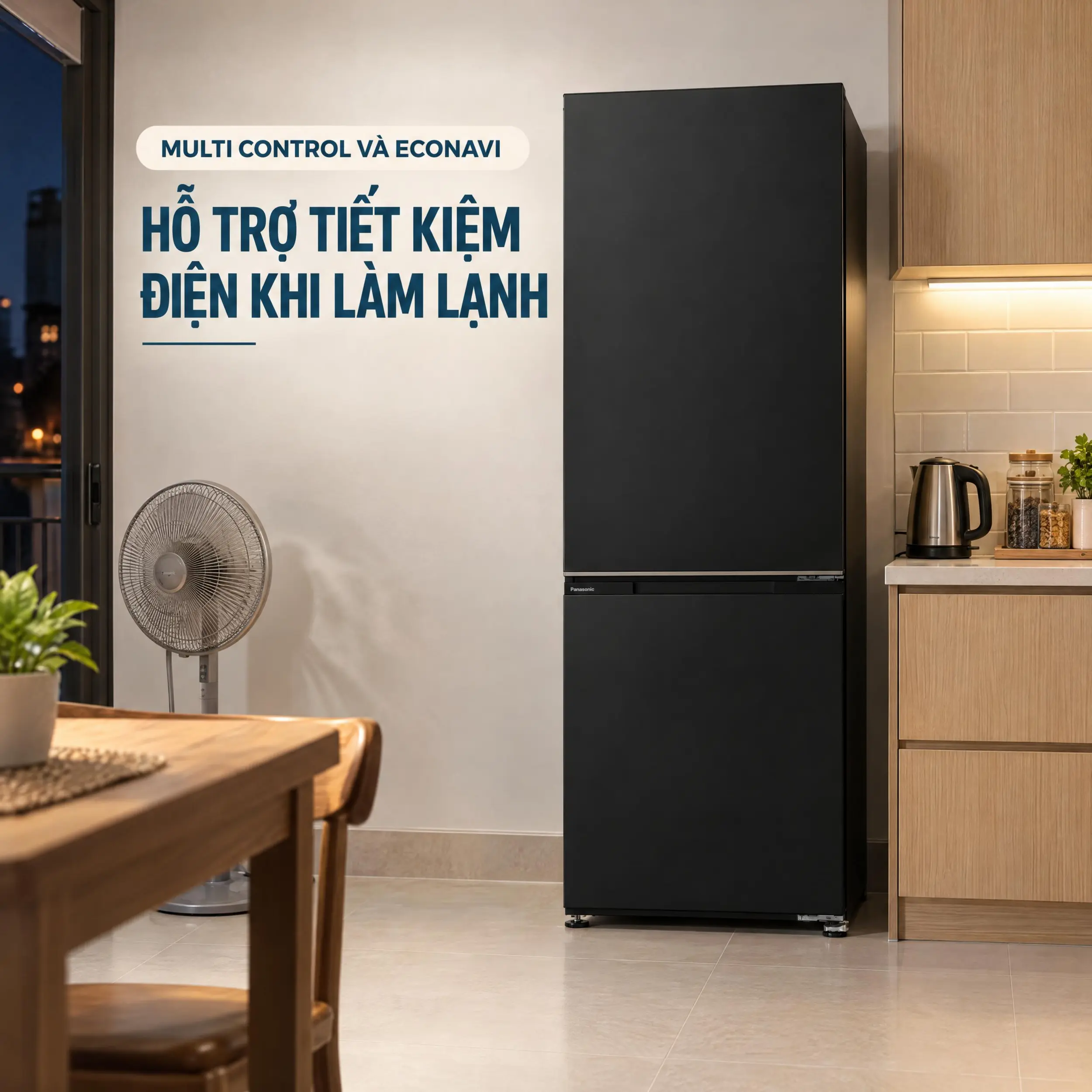 Tủ lạnh Panasonic Inverter 374 lít NR-BV412BWKV - Công nghệ tiết kiệm điện Tủ lạnh Panasonic Inverter 374 lít NR-BV412BWKV - Công nghệ tiết kiệm điện