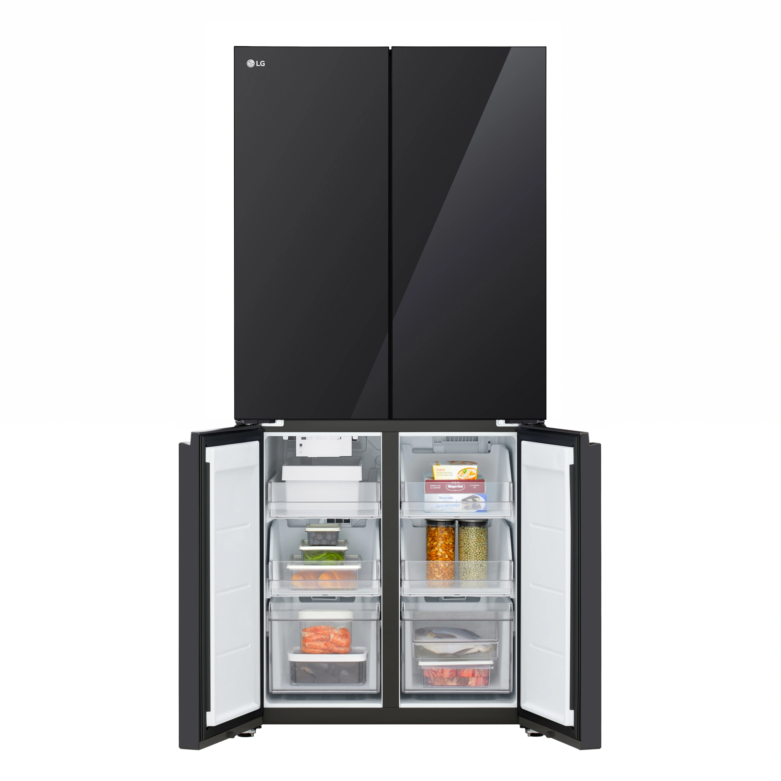 Tủ lạnh LG Inverter 575 lít Multi Door F58BGA Màu Đen