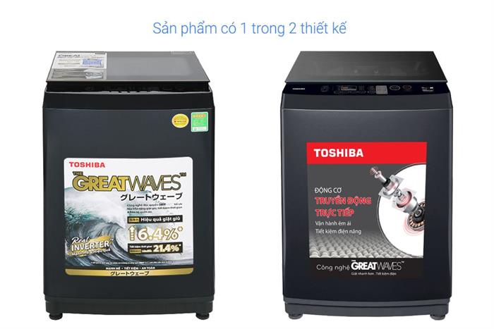 Máy giặt Toshiba Inverter 9.0 kg AW-DK1000FV(KK) Màu Đen