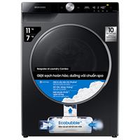 Máy giặt sấy Samsung AI Ecobubble Inverter giặt 11 kg - sấy 7 kg WD11T734DBX/SV