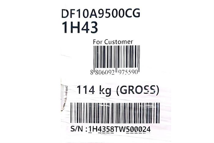 Tủ chăm sóc quần áo thông minh Samsung Bespoke AirDresser 5 móc DF10A9500CG/SV Màu Đen - xanh dương