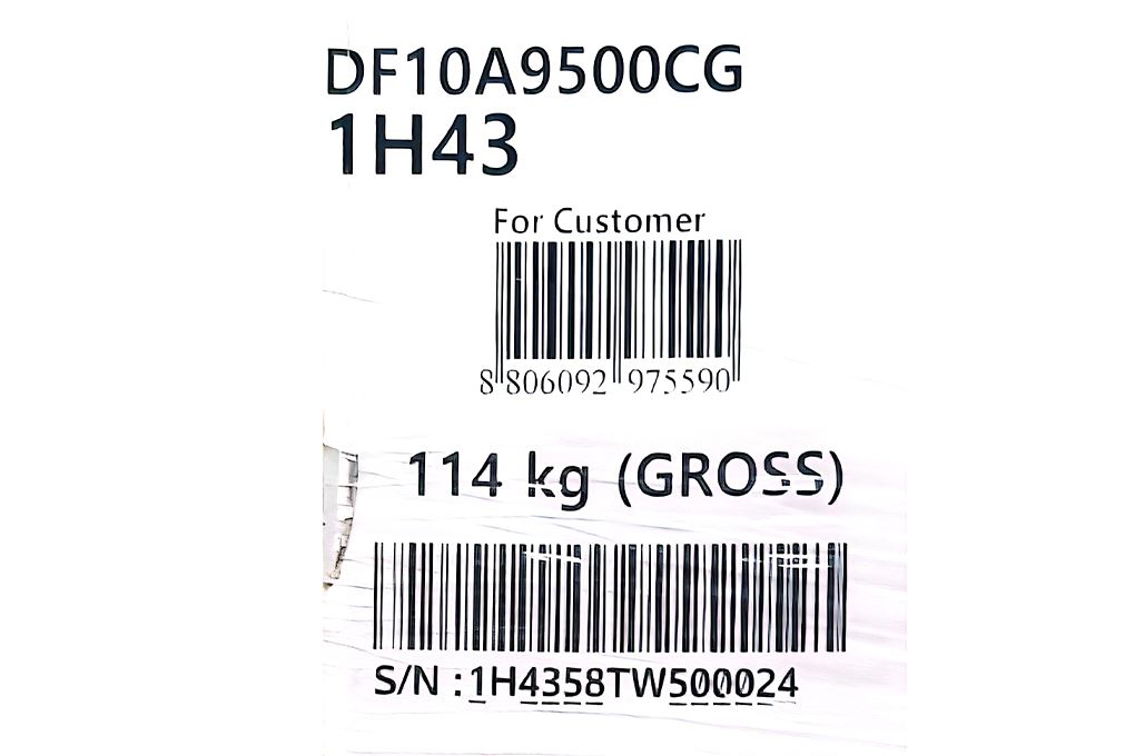 Tủ chăm sóc quần áo thông minh Samsung Bespoke AirDresser 5 móc DF10A9500CG/SV Màu Đen - xanh dương