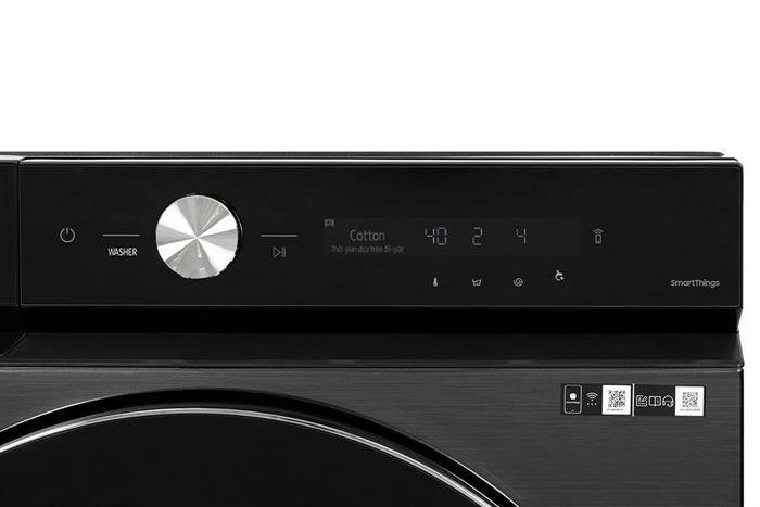 Máy giặt Samsung Bespoke AI Inverter 24 kg WF24B9600KV/SV Màu Đen
