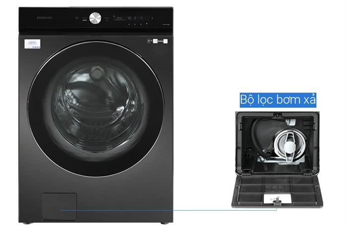 Máy giặt Samsung Bespoke AI Inverter 24 kg WF24B9600KV/SV Màu Đen